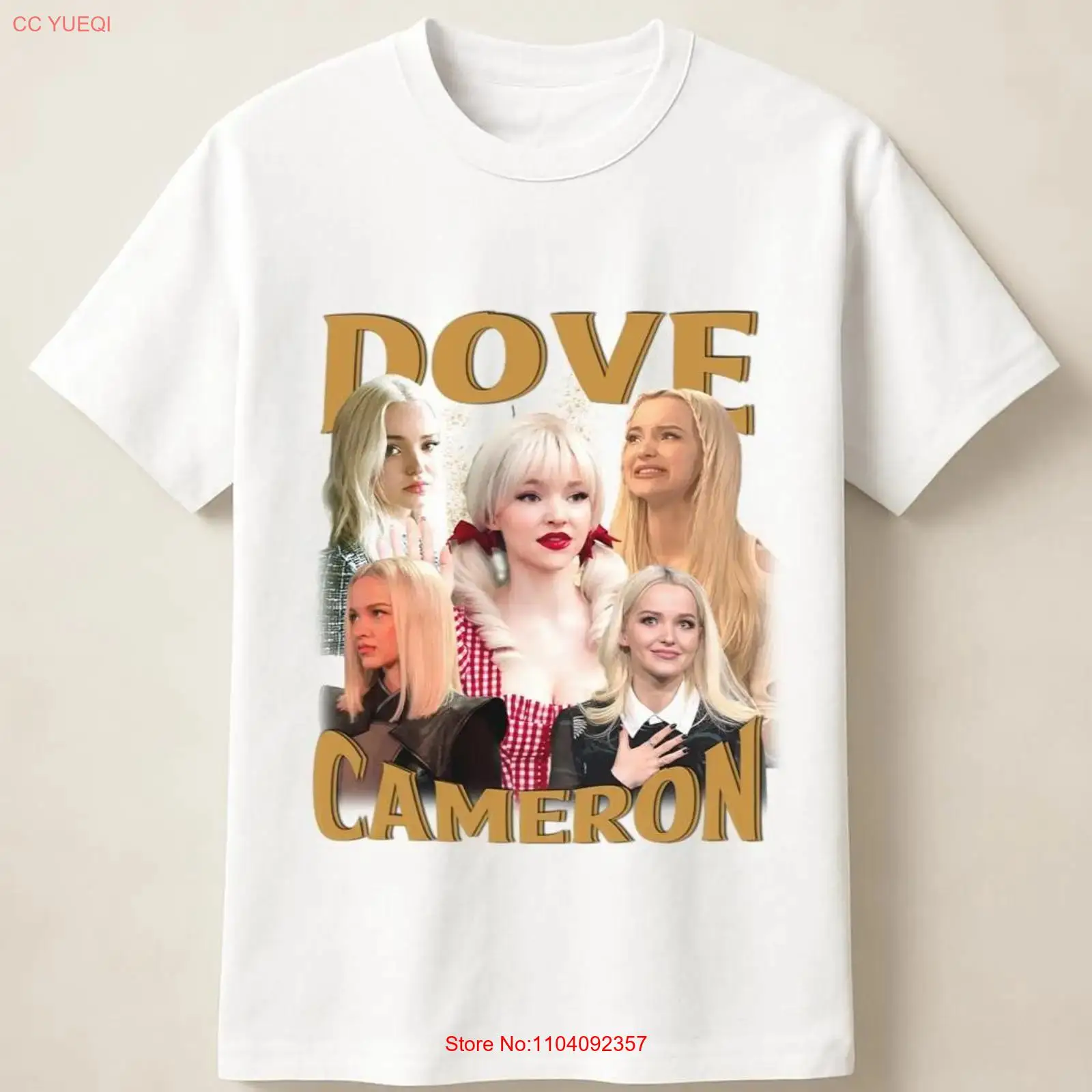 Photography Graphic Design - Dove Cameron ソフトグロー ウィズ ファッション写真撮影 Tシャツ