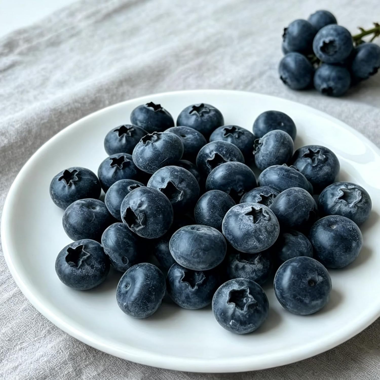 Photography Food - フェイクブルーベリー、リアルな人工果物、耐久性のあるブルーベリー装飾品、工芸品、家庭、キッチンのディスプレイ、DIYプロジェクト、食品写真撮影用