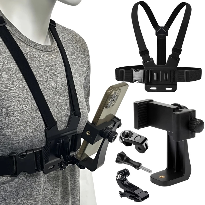 Gopro Action Camera Hero 13 Black - iPhone 14用スマホチェストストラップマウントベルト、GoPro Hero 13 12 11