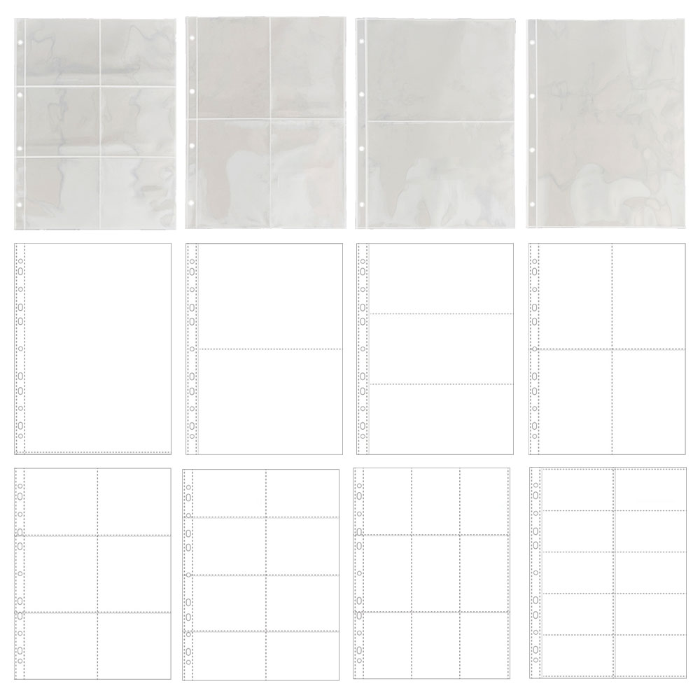 Photography Journal - A4 クリア 10 個フォトアルバムリフィルページファイルプロテクター 4/11 穴