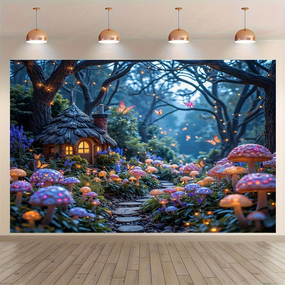 2Dグラフィックデザイン、一体型パッケージ、魔法のキノコの森 - Photography Graphic Design のレビューと価格