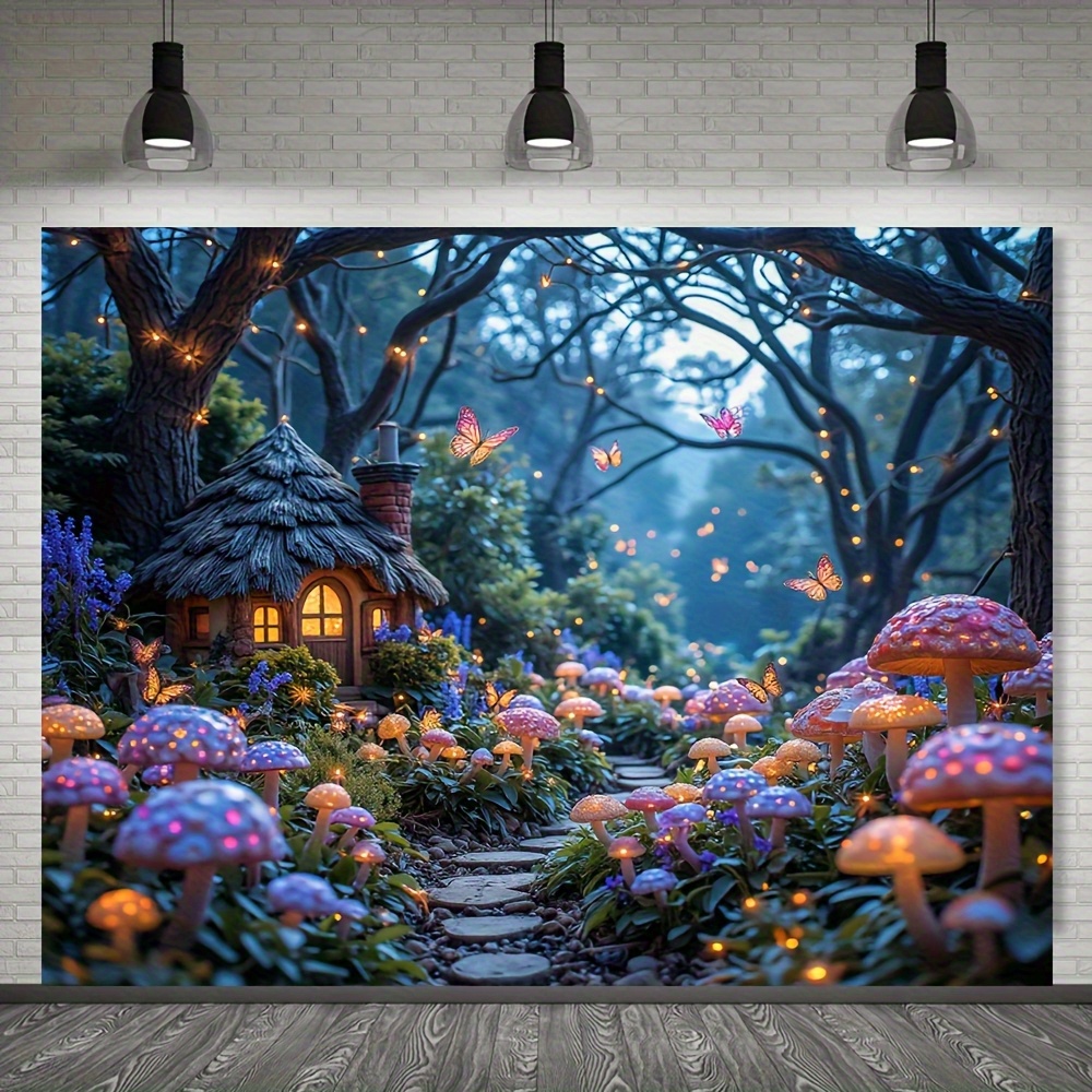 2Dグラフィックデザイン、一体型パッケージ、魔法のキノコの森 - Photography Graphic Design のレビューと価格