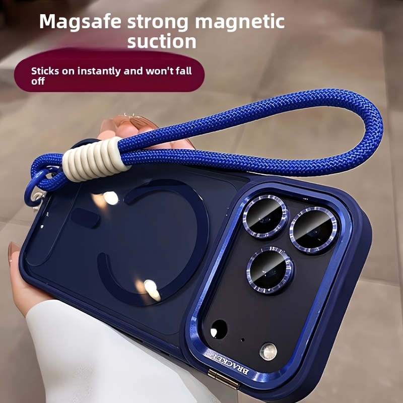 カメラブラケット付きアクリル製マグネット式iPhoneケース - Camera Wrist Strap のレビューと価格