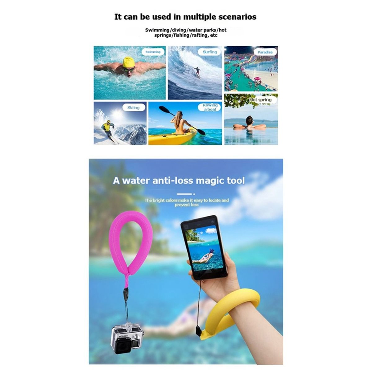 L70A カメラ浮力リストストラップフローティングストラップ - Camera Wrist Strap のレビューと価格