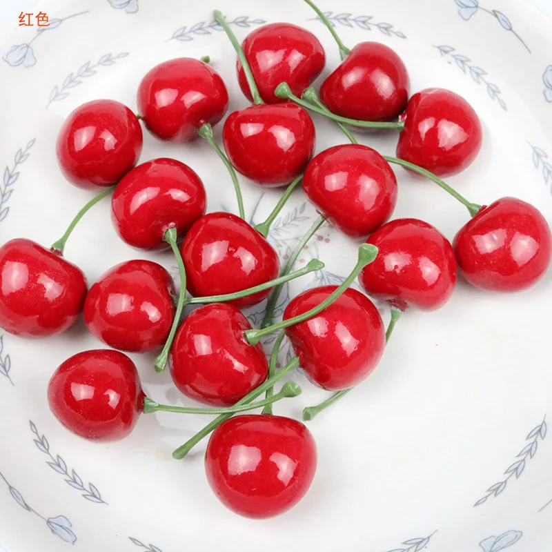 30 個偽チェリーシミュレーションチェリーオーナメントクラフ - Photography Food のレビューと価格