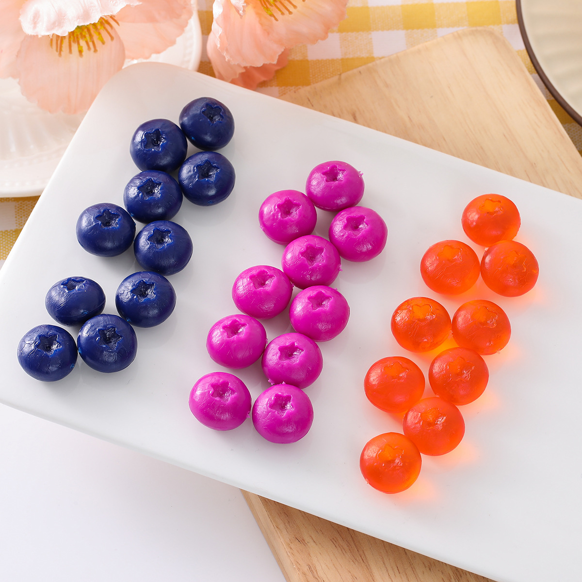 シリコーン模擬ブルーベリービビッドフォームフルーツモデル人工 - Photography Food のレビューと価格