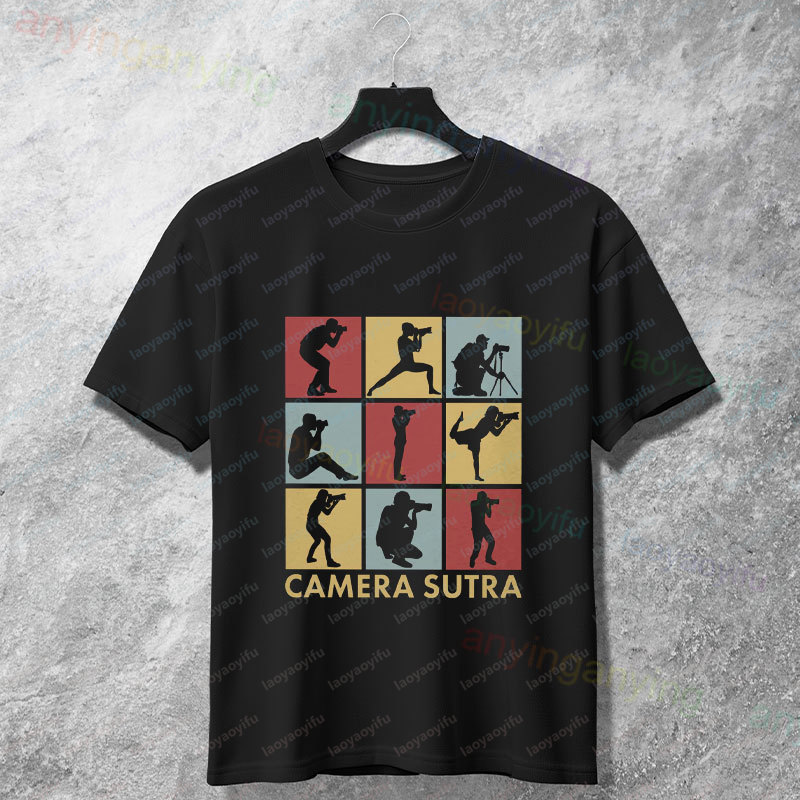 レトロカメラ＆フィルム写真デザイングラフィックTシャツ 10 - Photography Graphic Design のレビューと価格