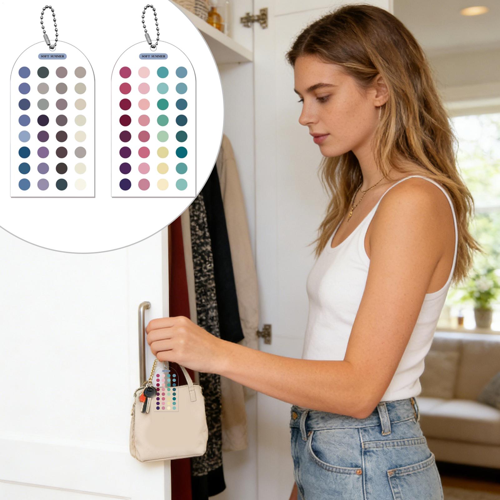 2枚入り ソフトサマーカラーカード 色分析テンプレートカード - Color Checker Card のレビューと価格