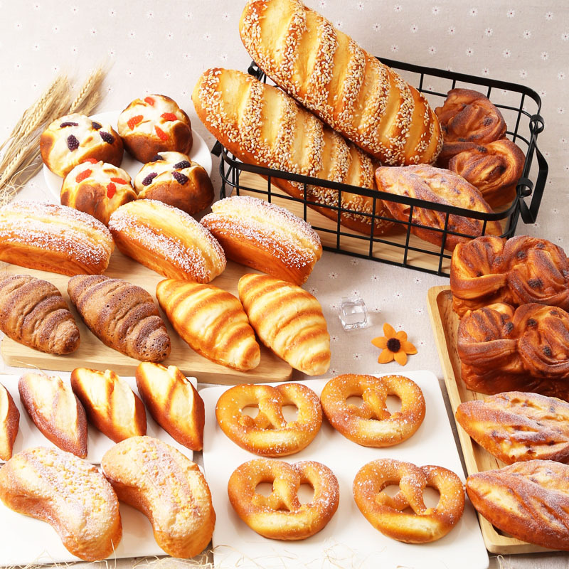 シミュレーション食品人工パンモデル偽ドーナツ家の装飾ケーキシ - Photography Food のレビューと価格