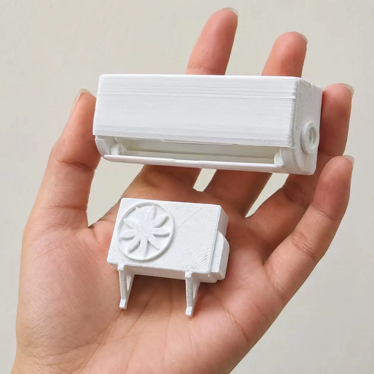 2ピース/1セット 3Dプリント製ミニスプリット型エアコンユ - Photography Landscape のレビューと価格