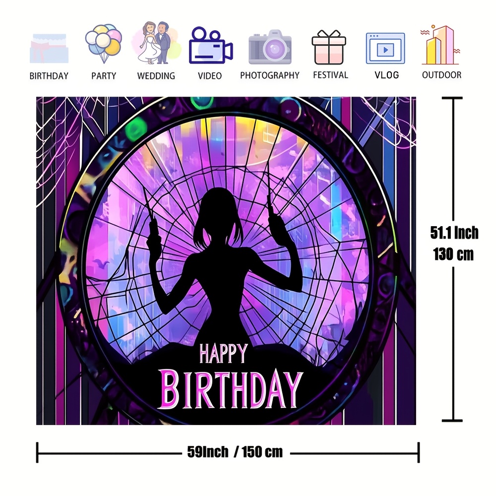 2Dグラフィックデザイン、大きなゴシック風蜘蛛の巣写真撮影用 - Photography Graphic Design のレビューと価格